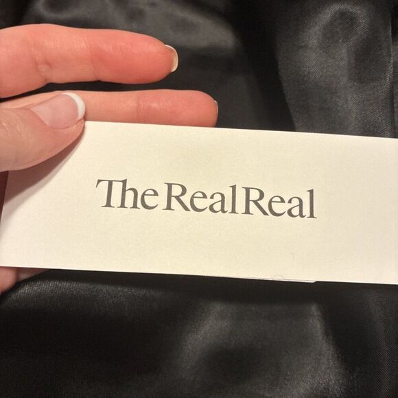 Frame Authentic Solid Black Shine Genuine Lamb Leather Biker Moto Jacket Small - Picture 8 of 8